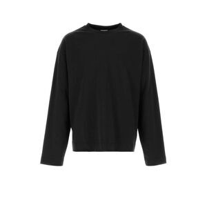 Dries Van Noten Men Black Cotton Hegland T-Shirt